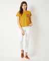 Shop Women's Yellow Oversized Fit T-Shirt