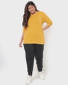 Shop Women's Yellow Plus Size Sweatshirt-Full