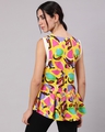 Shop Women's Yellow Printed Gathered Top-Full
