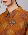 Shop Women's Yellow Printed Shirt