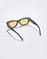 Shop Women's Yellow Wayfarer UV Protected Lens Sunglasses-Full