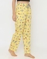 Shop Women's Yellow Regular Fit Printed Pyjamas-Full
