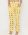 Shop Women's Yellow All Over Printed Printed Pyjamas