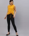 Shop Women's Yellow Slim Fit Top