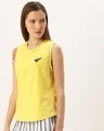 Shop Women's Yellow Solid T-shirt-Design