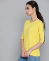 Shop Women's Yellow Solid T-shirt-Design