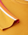 Shop Women's Yellow Solid T-Shirt-Full