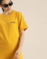 Shop Women's Yellow Solid T-shirt-Design