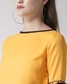 Shop Women's Yellow Solid Top