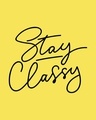 Shop Women's  Yellow Stay Classy Minnie (DL) Slim Fit T-shirt-Full