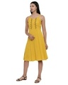 Shop Women's Yellow Sunny Vines Dress