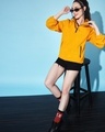 Shop Women's Yellow Sweatshirt-Full