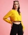 Shop Women's Yellow Sweatshirt-Design