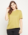 Shop Women's Yellow T-shirt-Front
