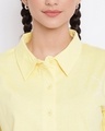 Shop Women's Yellow Crop T-shirt