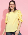 Shop Women's Yellow Top-Front