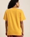 Shop Women's Yellow Typographic Oversized T-shirt-Design