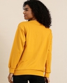 Shop Women's Yellow Typography Oversized Sweatshirt-Design