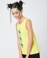 Shop Women's Yellow Tail Midnight Story Graphic Printed Tank Top-Design