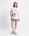 Shop Women's Pink Sarcastic One Graphic Printed Boyfriend T-shirt-Full