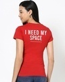 Shop Women's Red Spaced NASA Graphic Printed T-shirt-Design