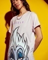 Shop Women's Pink Ursula Stare Graphic Printed Boyfriend T-shirt