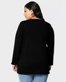 Shop Pack of 2 Women's Black & White Plus Size T-shirt-Full