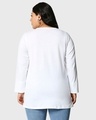 Shop Pack of 2 Women's Black & White Plus Size T-shirt