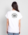 Shop Women's White Bounty Hunter Graphic Printed T-shirt-Design