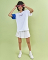 Shop Women's White Disney Polaride Hyper Printed Boyfriend T-shirt-Full