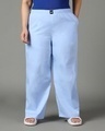 Shop Women's Blue Plus Size Pyjamas-Front