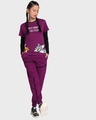 Shop Women's Purple Worst Enemies (TJL) Graphic Printed T-shirt-Design