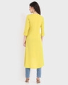 Shop Women's Yellow Mid Kurta-Design