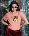 Shop Wonder Woman Comical Boyfriend T-Shirts-Front