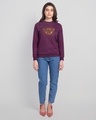 Shop Wonder Woman Gold Plated Logo Fleece Light Sweatshirt (DCL)-Design