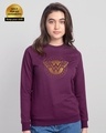 Shop Wonder Woman Gold Plated Logo Fleece Light Sweatshirt (DCL)