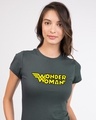 Shop Wonder Woman Main Half Sleeve T-Shirt-Front