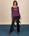 Shop Wonder Woman Main Scoop Neck Full Sleeve T-Shirt-Design