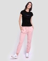 Shop WONDER WOMAN RETRO STRIPE Half Sleeve Printed T-Shirt Black (DCL)-Full