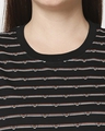 Shop Wonder Woman stripe (DCL) AOP Boyfriend T-Shirt