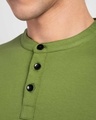 Shop Woodbine Green Full Sleeve Henley T-Shirt
