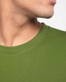 Shop Woodbine Green Plain Full Sleeve T-Shirt