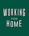 Shop Working From Home Full Sleeve T-Shirt-Full