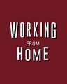 Shop Working From Home Full Sleeve T-Shirt-Full