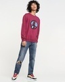 Shop Men's Red Plum World Peace Graphic Printed Sweater-Full