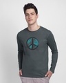 Shop World Peace Full Sleeve T-Shirt-Front