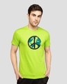 Shop World Peace Half Sleeve T-Shirt-Front