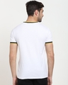 Shop Men's White World Peace Graphic Printed Varsity T-shirt-Full