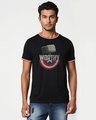 Shop Worthy Crewneck Varsity Rib H/S T-shirt-Multicolor-Front