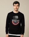 Shop Worthy Fleece Light Sweatshirt (AVEGL)-Front